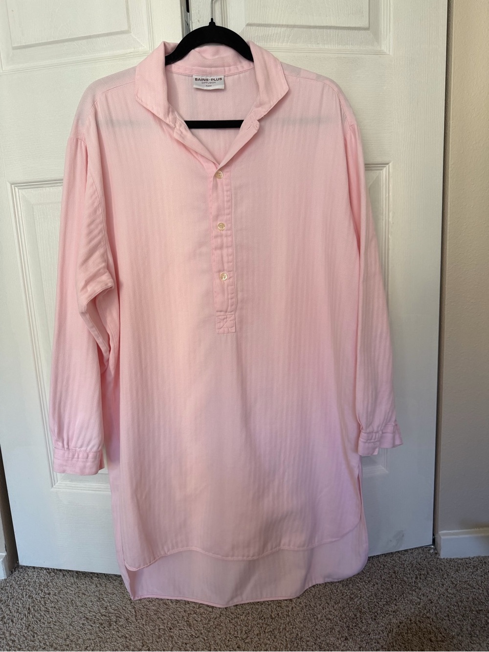 Light Pink Long Tunic Shirt